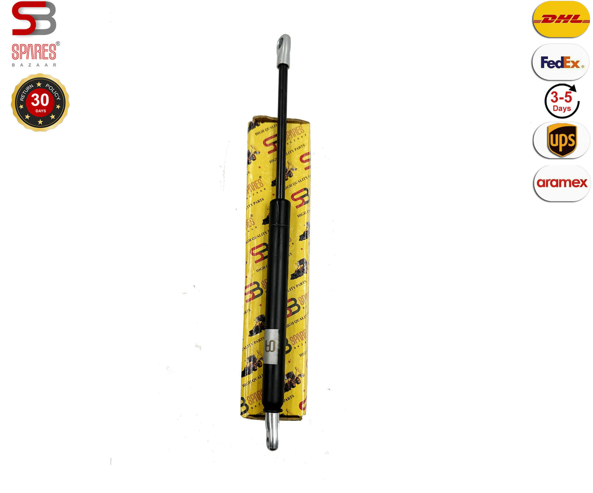 GAS STRUT CABIN / DOOR SHOCKER, 123/05403 (340 X 110 mm), For JCB Backhoe