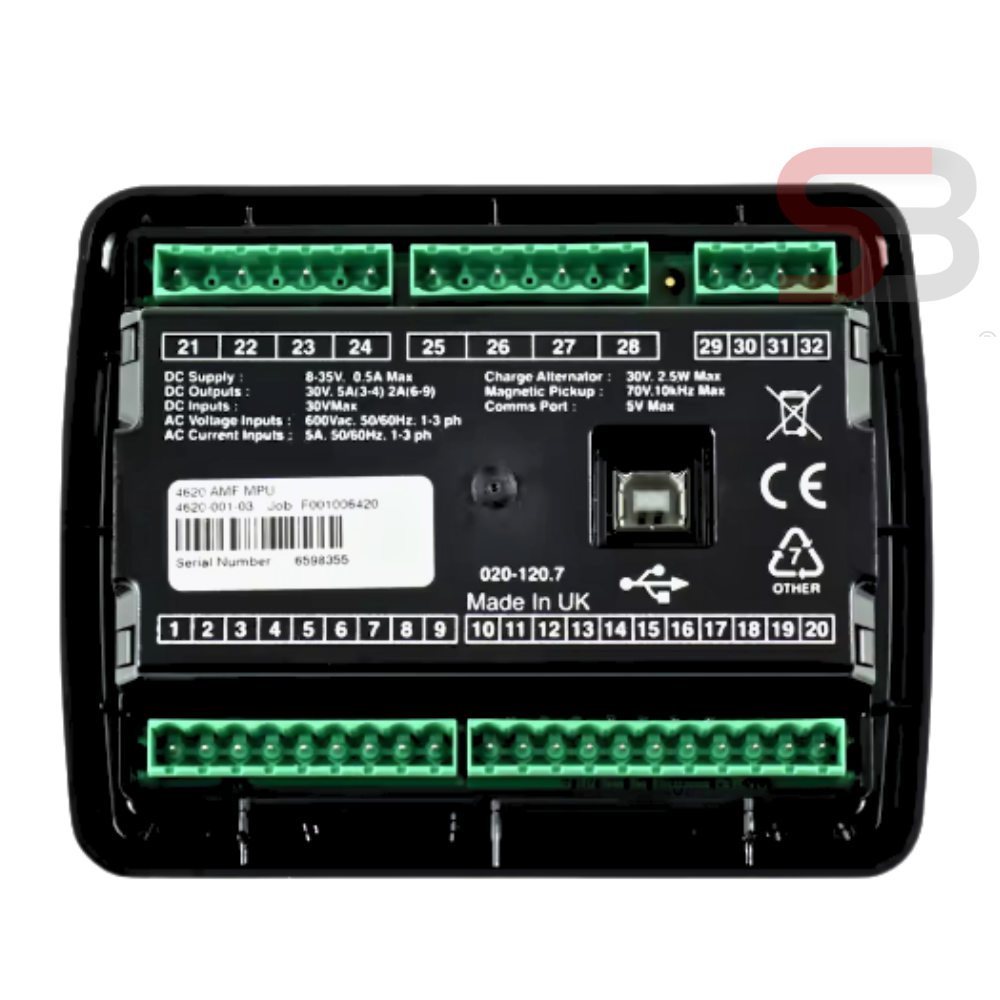 Deepsea DSE 4620 AMF Controller – Auto Start for Cummins, Perkins & CAT