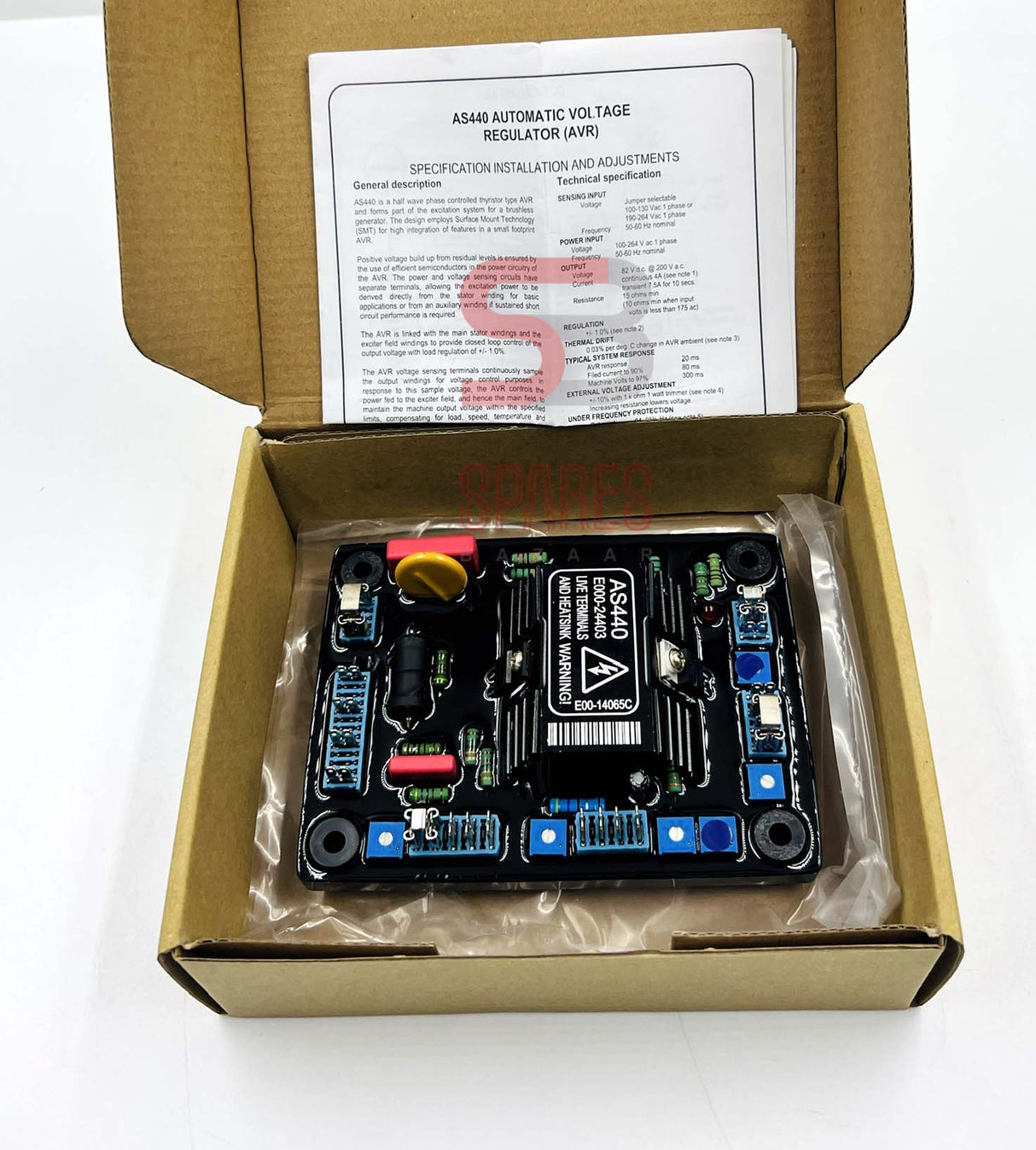 AS440 AVR, Automatic Voltage Regulator