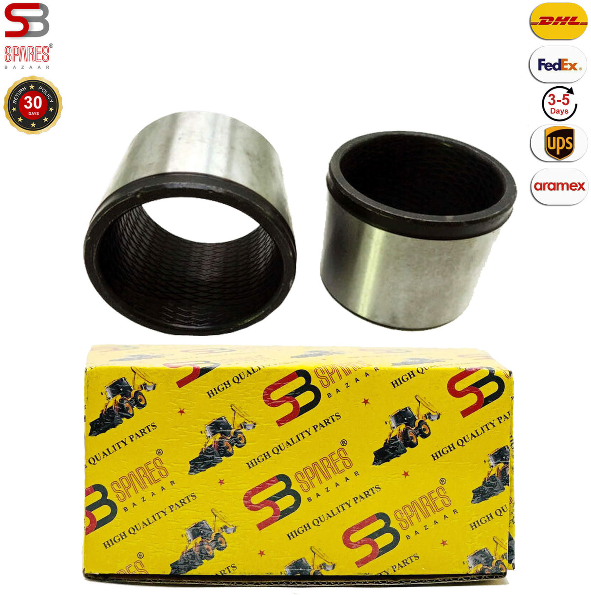 DIPPER ARM BUSH, 809/00125 | 808/00362 (Set Of 2 pcs), For JCB Backhoe