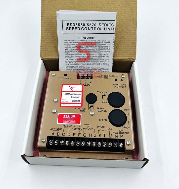 ESD5550 / ESD5570 GAC SPEED CONTROL UNIT