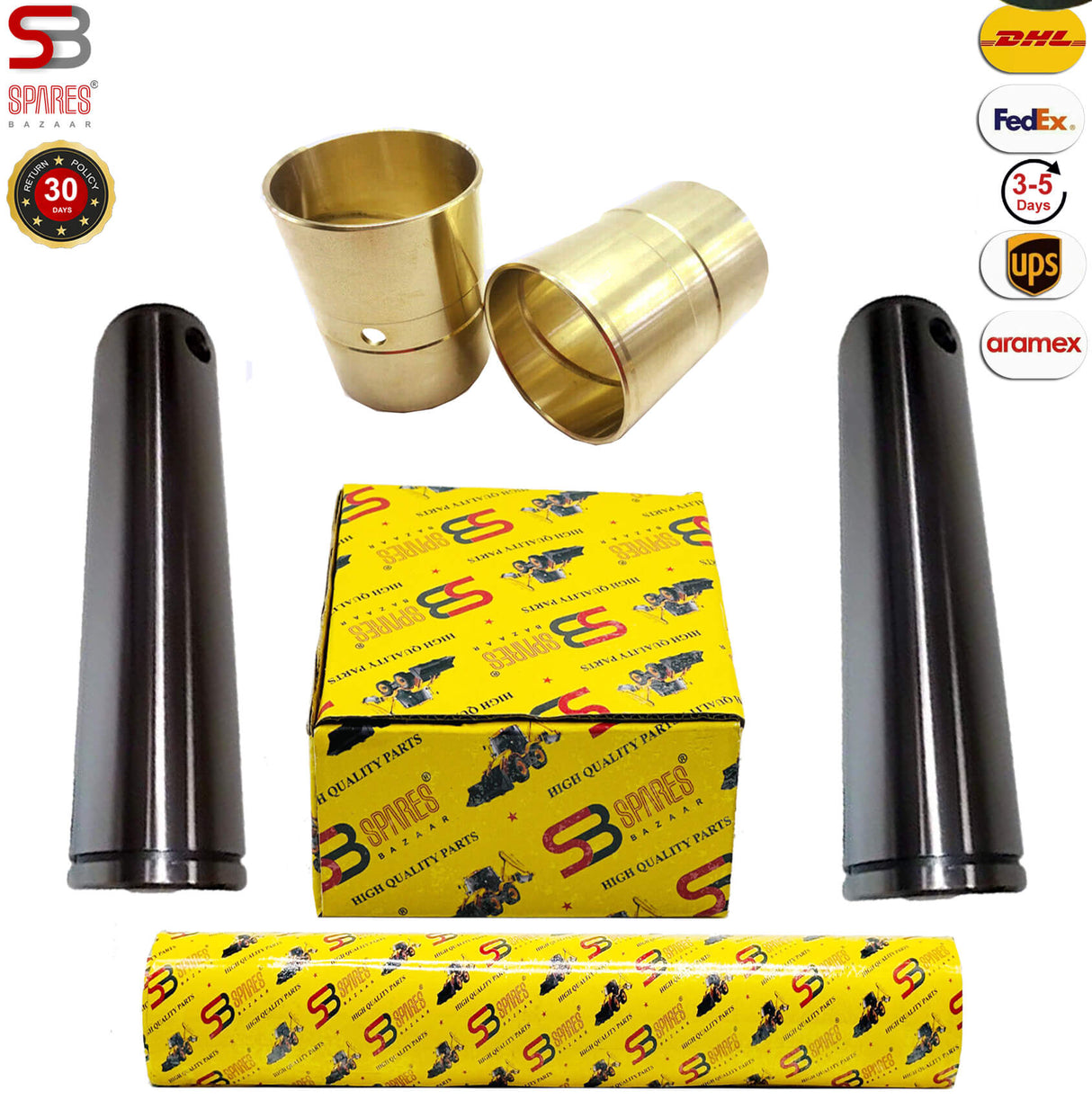 FRONT LOADER ARM BUSH PIN KIT, 811/90473 & 808/00296 (2 SETS)