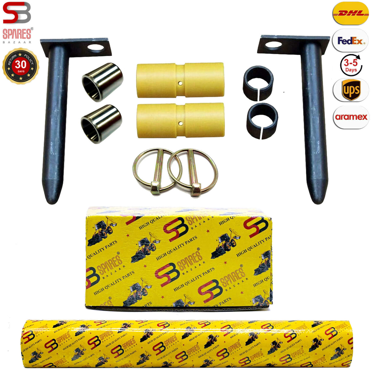 SET OF PINS & BUSHES FOR TIPPING LINK (Mixed Part No.s), For JCB Backhoe