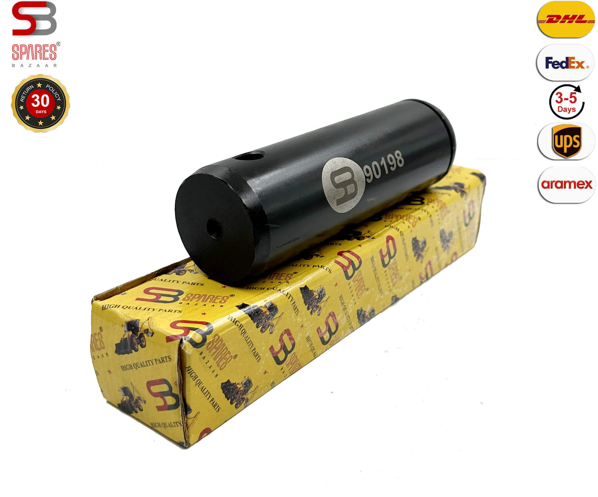 SLEW SWING CYL PIN, 811/90198, For JCB Backhoe