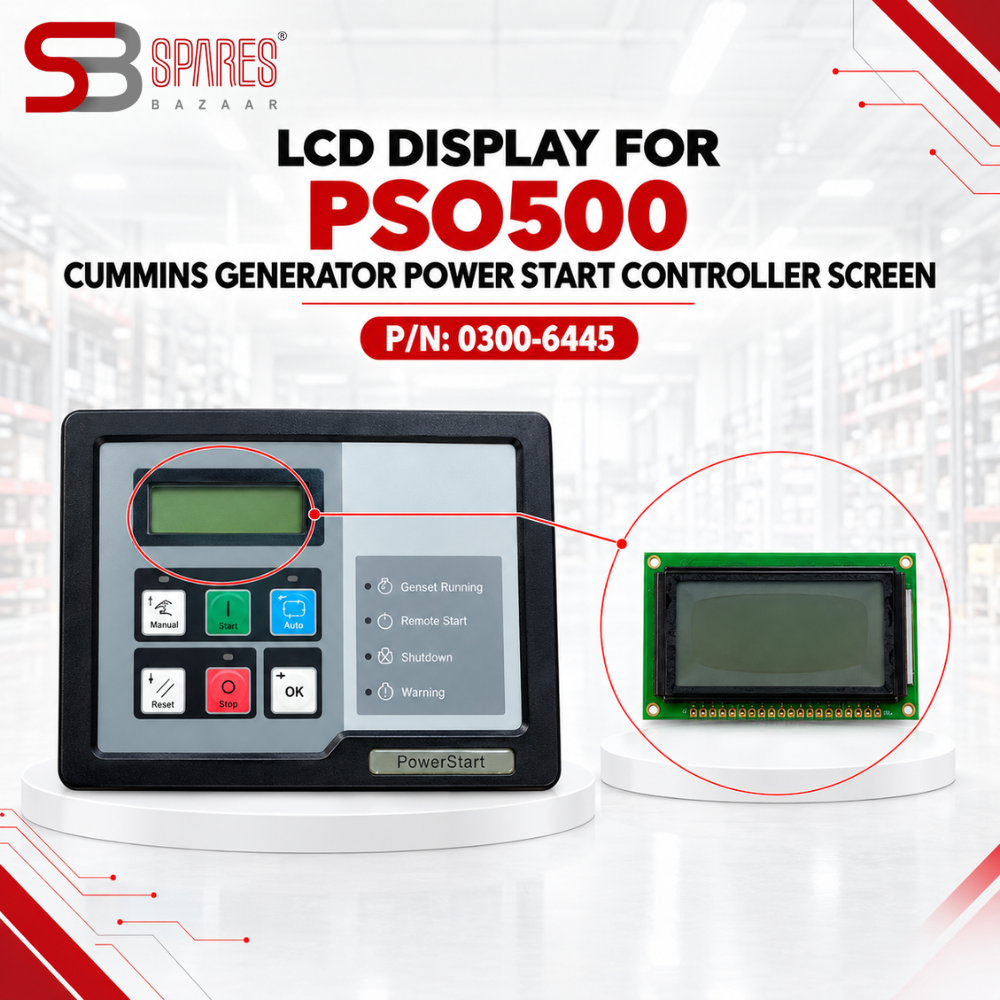 PSO 500 LCD Display Screen; for Cummins PSO500 Controller, 0300-6445