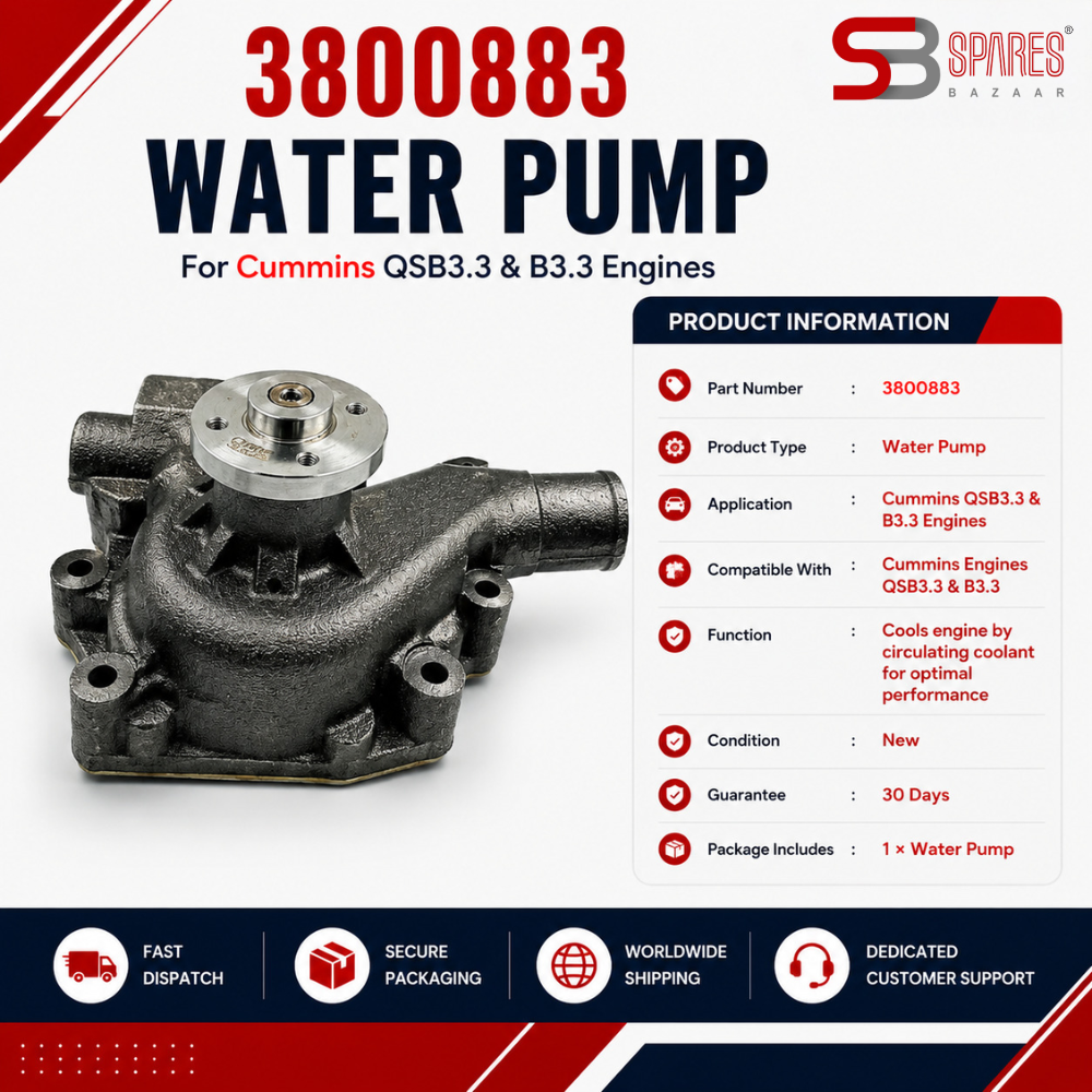 3800883, Water Pump for Cummins Engines