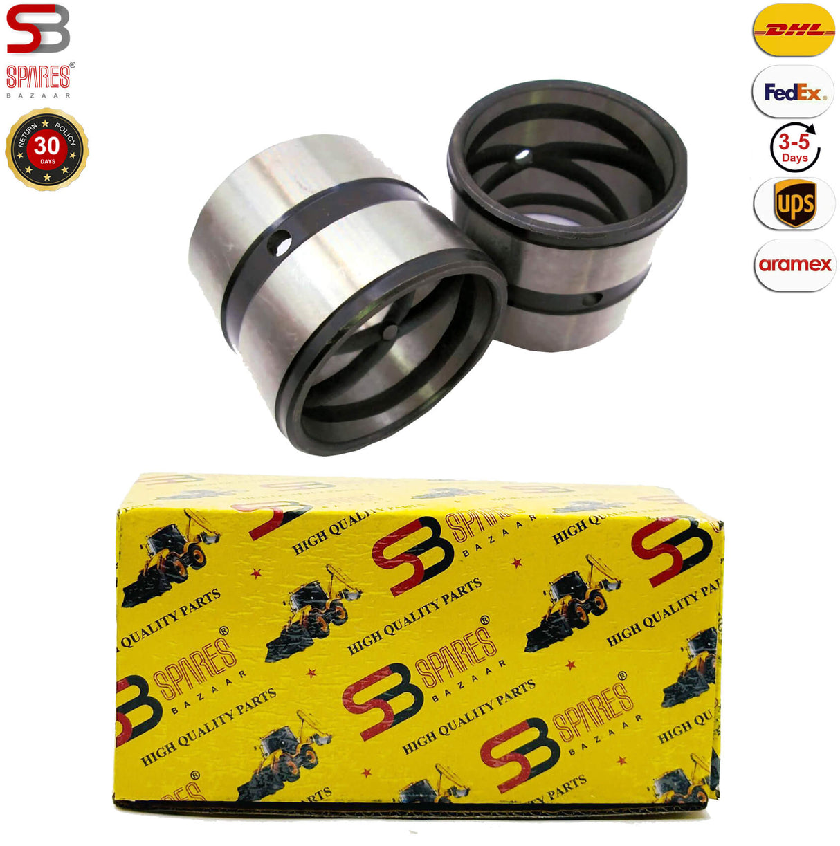 SLEW SWING BUSH, 809/00177 (Set Of 2 pcs), For JCB Backhoe