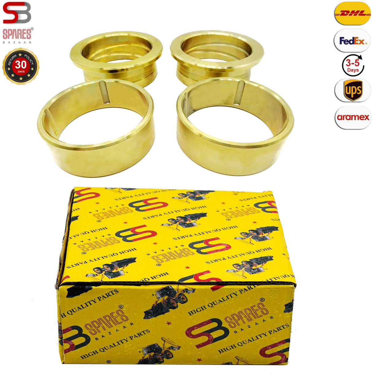 SLEW SWING BUSH & TOP BOTTOM BUSH KIT, 808/00227 & 808/00228 (Set Of 2 pcs each)