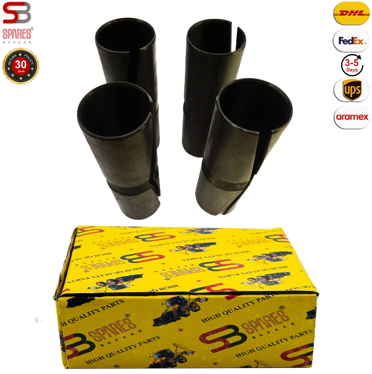 SPRING STEEL DIPPER BUSH, 1208/0031 (Set Of 4 pcs), For JCB Backhoe