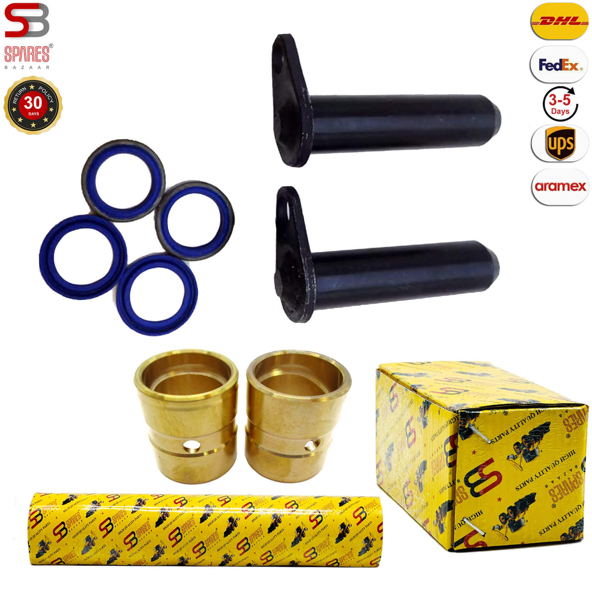 STEERING ASSY. PIN, BUSH & SEALS, 911/22800, 808/00253 & 904/09300