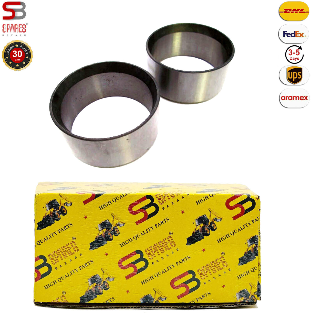 TRUNNION BUSH UNQIN, 809/00137 | 550/40982 (Set Of 2 pcs), For JCB Backhoe