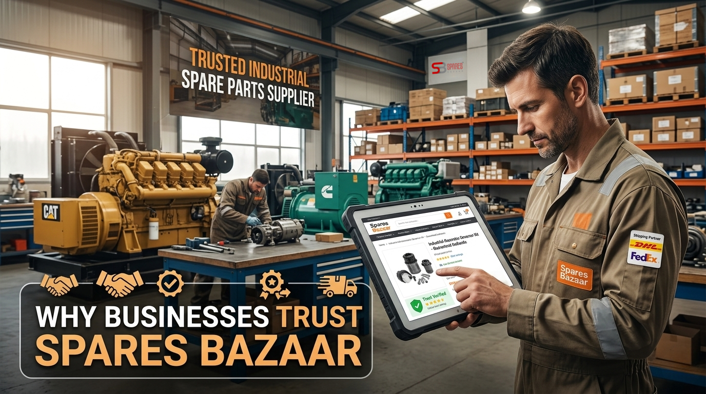 Why Businesses Trust Spares Bazaar for Industrial Spare Parts