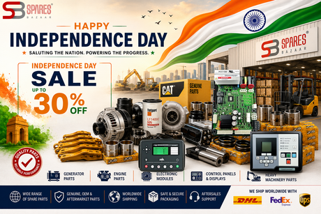 Independence Day Special: Powering Progress with Reliable Machinery & Generator Spare Parts