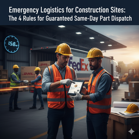 Title: Emergency Logistics for Construction Sites: The 4 Rules for Guaranteed Same-Day Part Dispatch