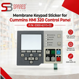 HMI 320 Membrane Sticker with Keypad; for Cummins HMI 320 Controller, 0300-6315-02