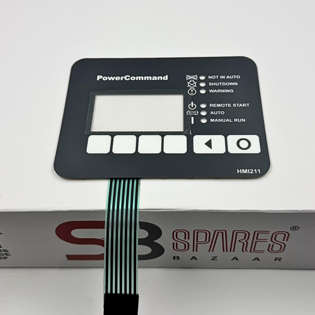 Power Command HMI211 Controller Membrane Keypad Switch (P/N 0300-6014)