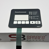 Power Command HMI211 Controller Membrane Keypad Switch (P/N 0300-6014)