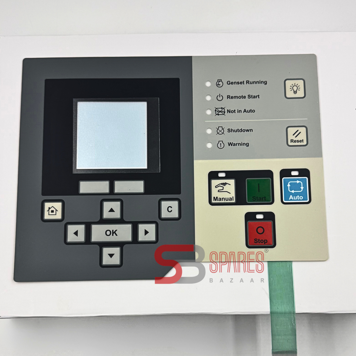 HMI 220 Membrane Sticker with Keypad; for Cummins HMI 220 Controller, 0300-6314-01