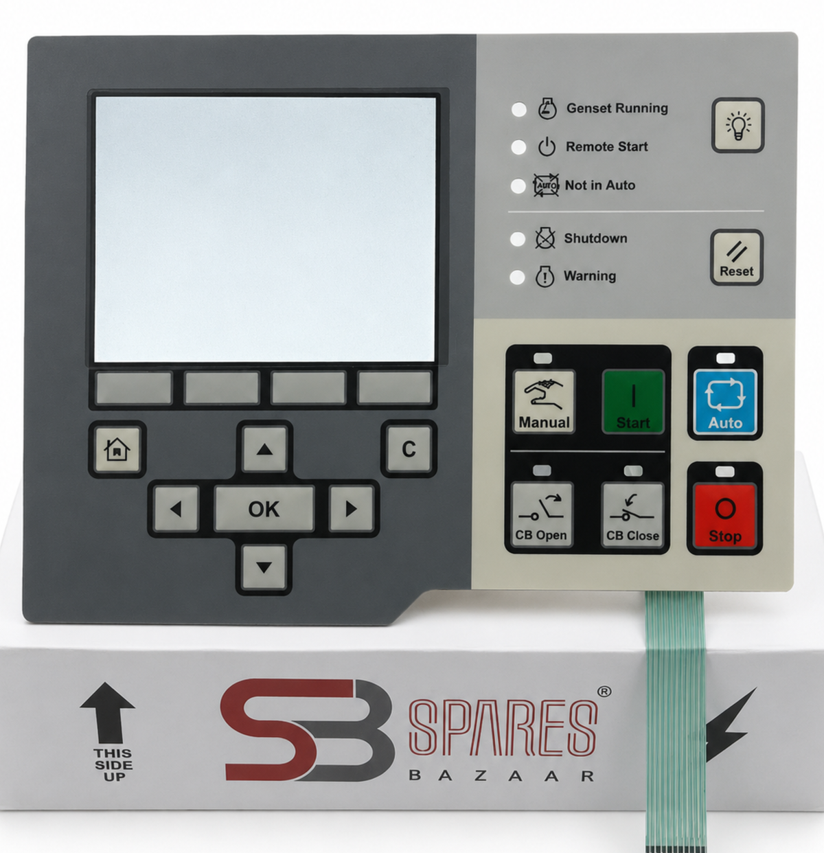 HMI 320 Membrane Sticker with Keypad; for Cummins HMI 320 Controller, 0300-6315-02