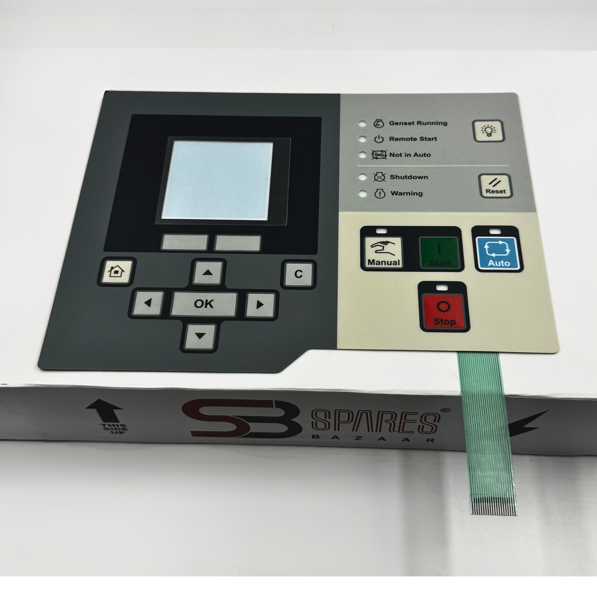 HMI 220 Membrane Sticker with Keypad; for Cummins HMI 220 Controller, 0300-6314-01