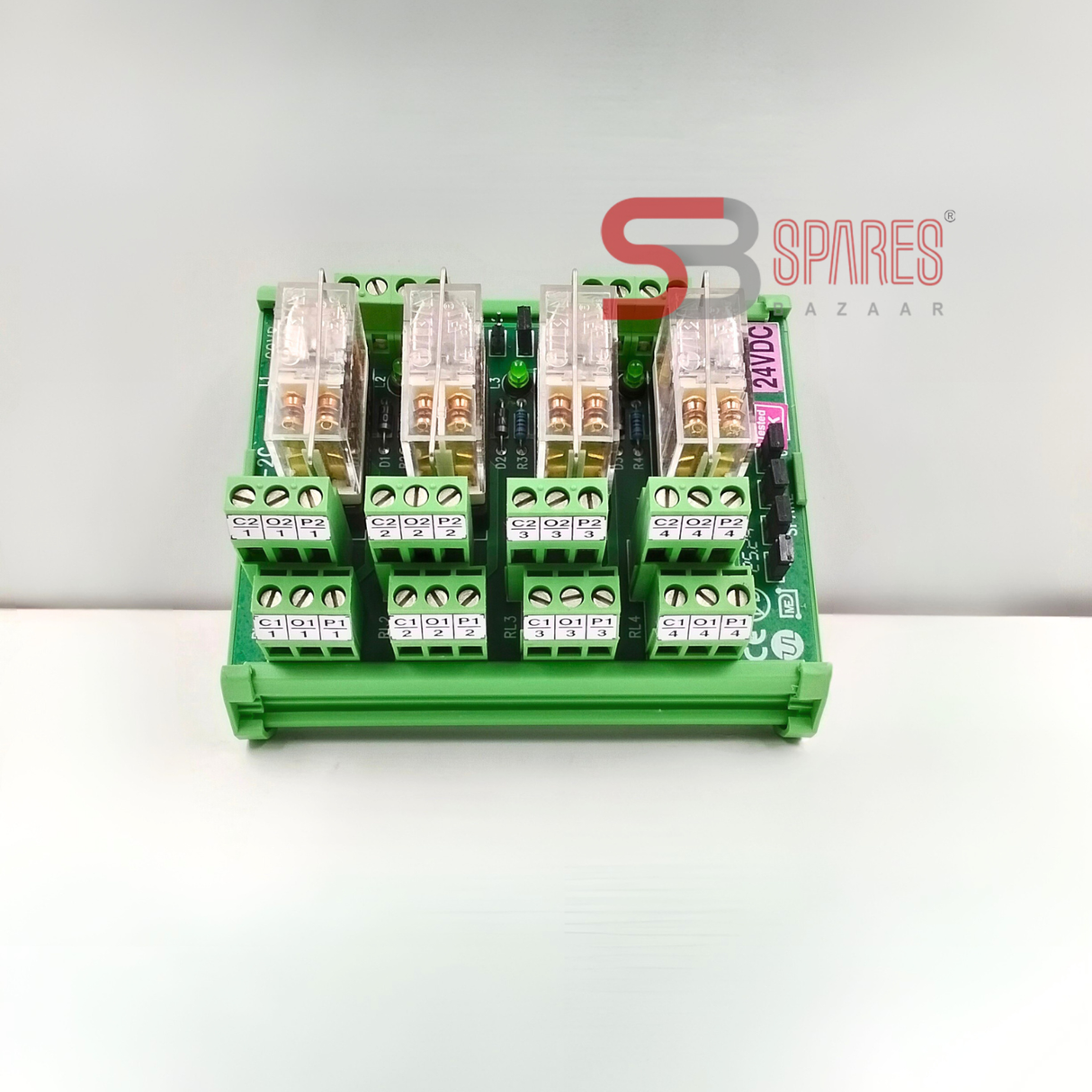 UL 4-Channel 2CO 12V/24V Generator Start-Stop Relay Card