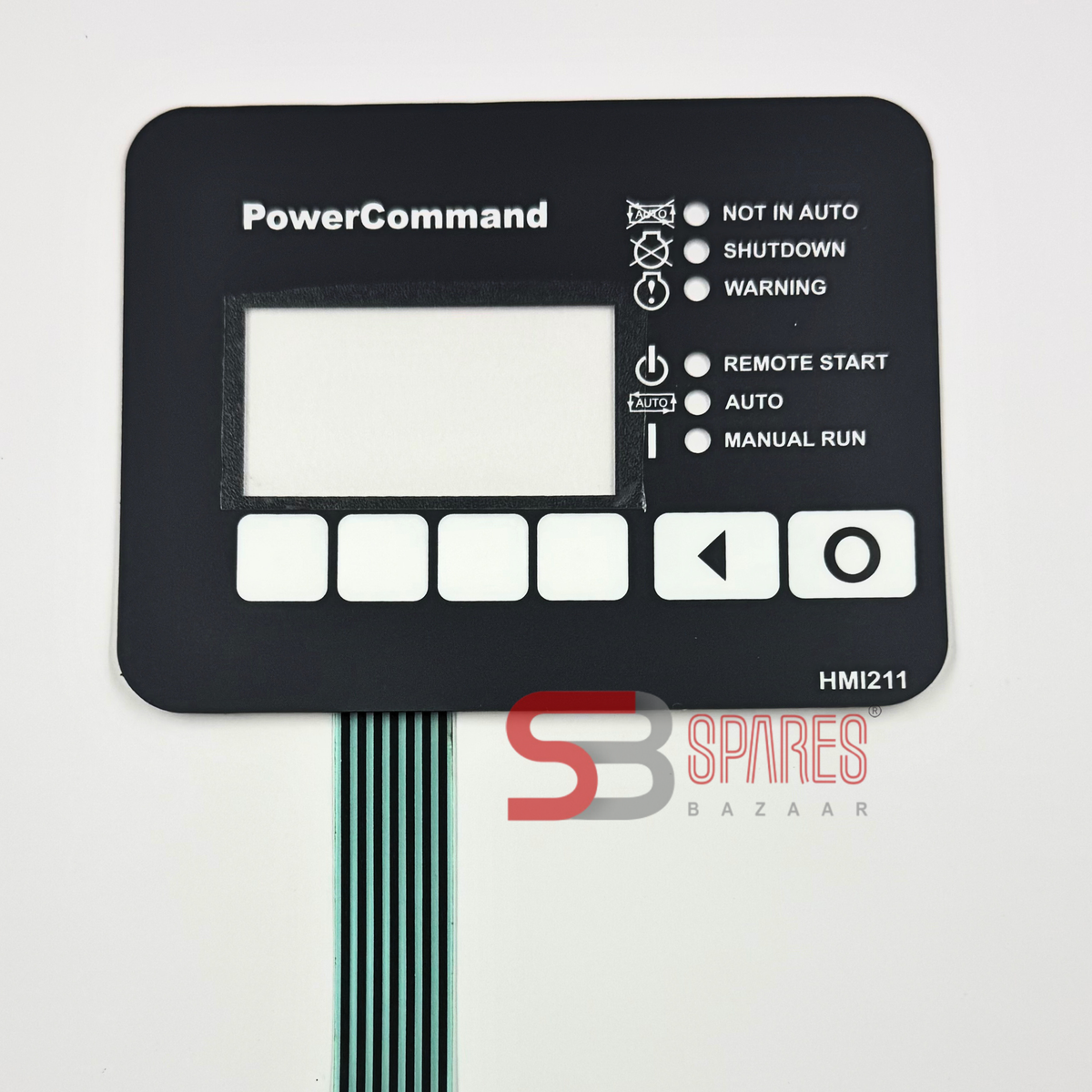 Power Command HMI211 Controller Membrane Keypad Switch (P/N 0300-6014)