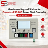 PSO 600 Membrane Sticker with Keypad; for Cummins PSO 600 Controller, A054G527