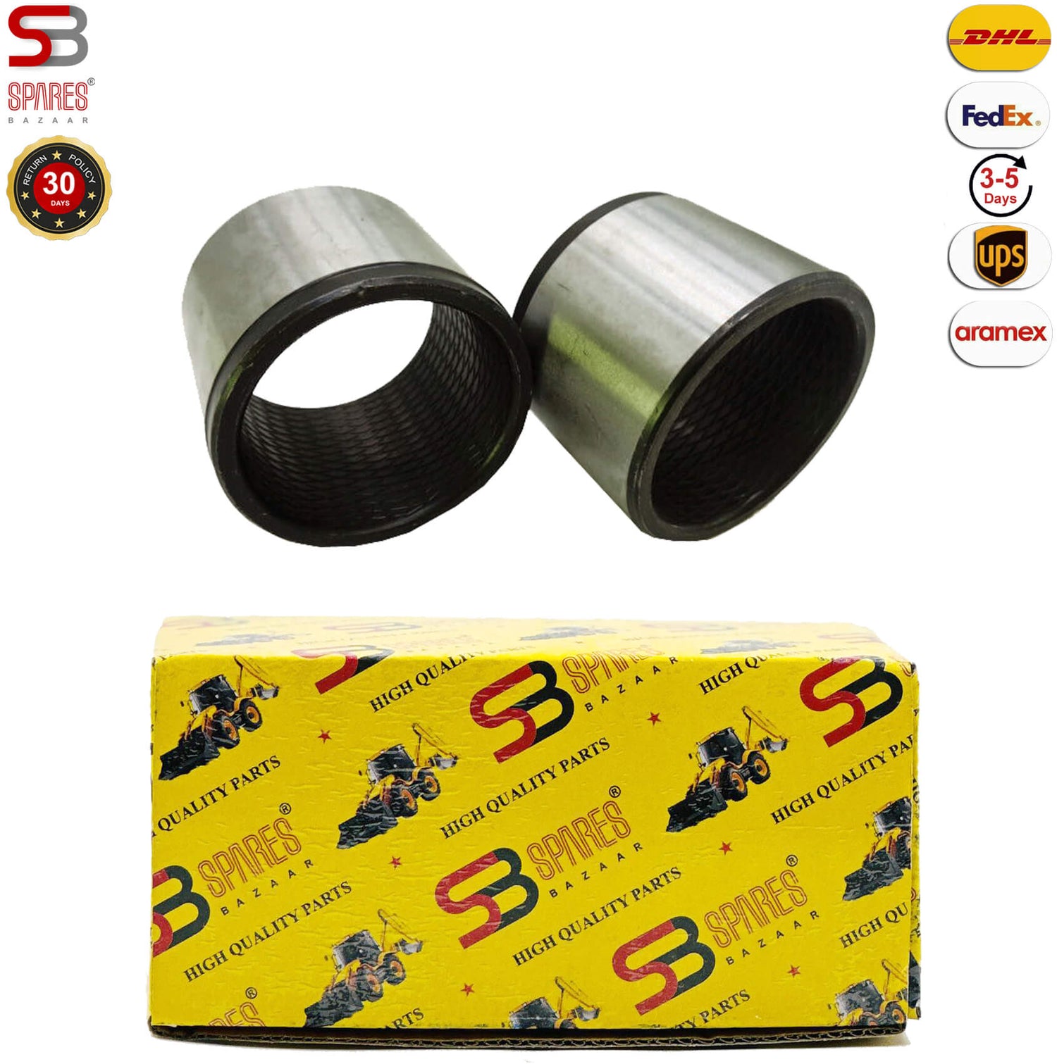 DIPPER ARM BUSH, 809/00125 | 808/00362 (Set Of 2 pcs), For JCB Backhoe