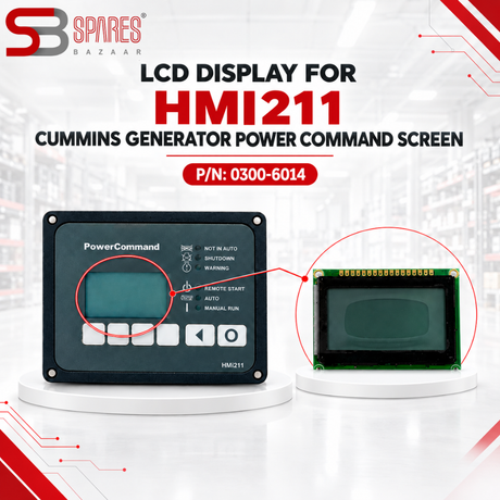 HMI 211 Replacement LCD Screen for Cummins 0300-6014 – where the screen fits in the HMI 211 display