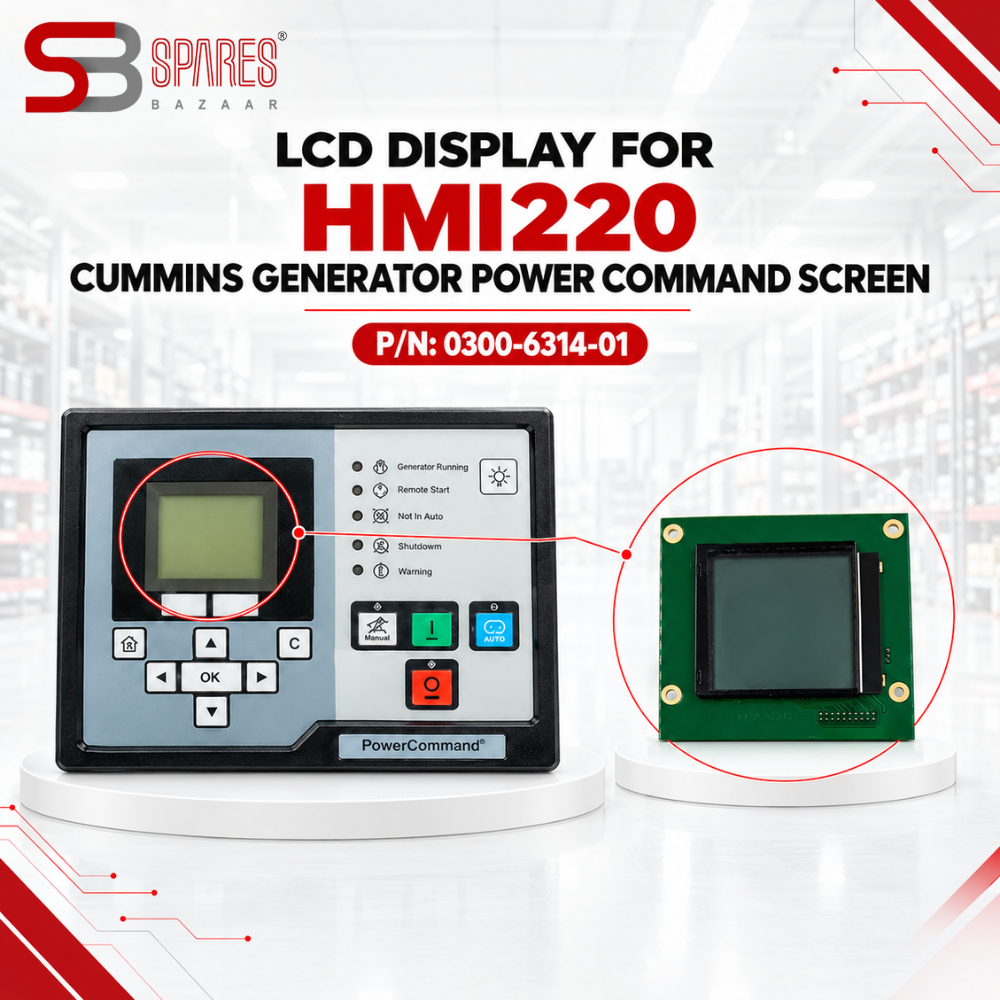 LCD Display Screen for Cummins Power Command HMI220 Generator Controller