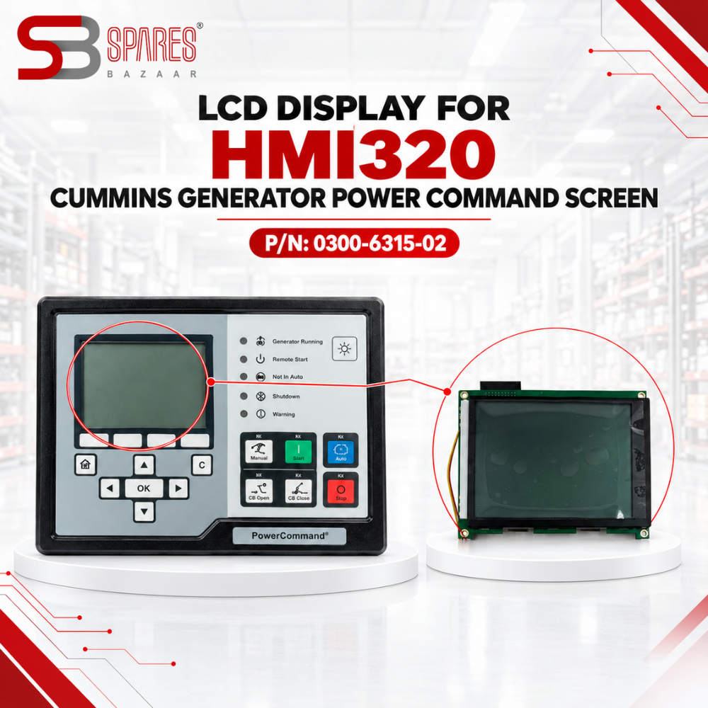 HMI 320 LCD Display Screen; for Cummins HMI 320 Controller, 0300-6315-02