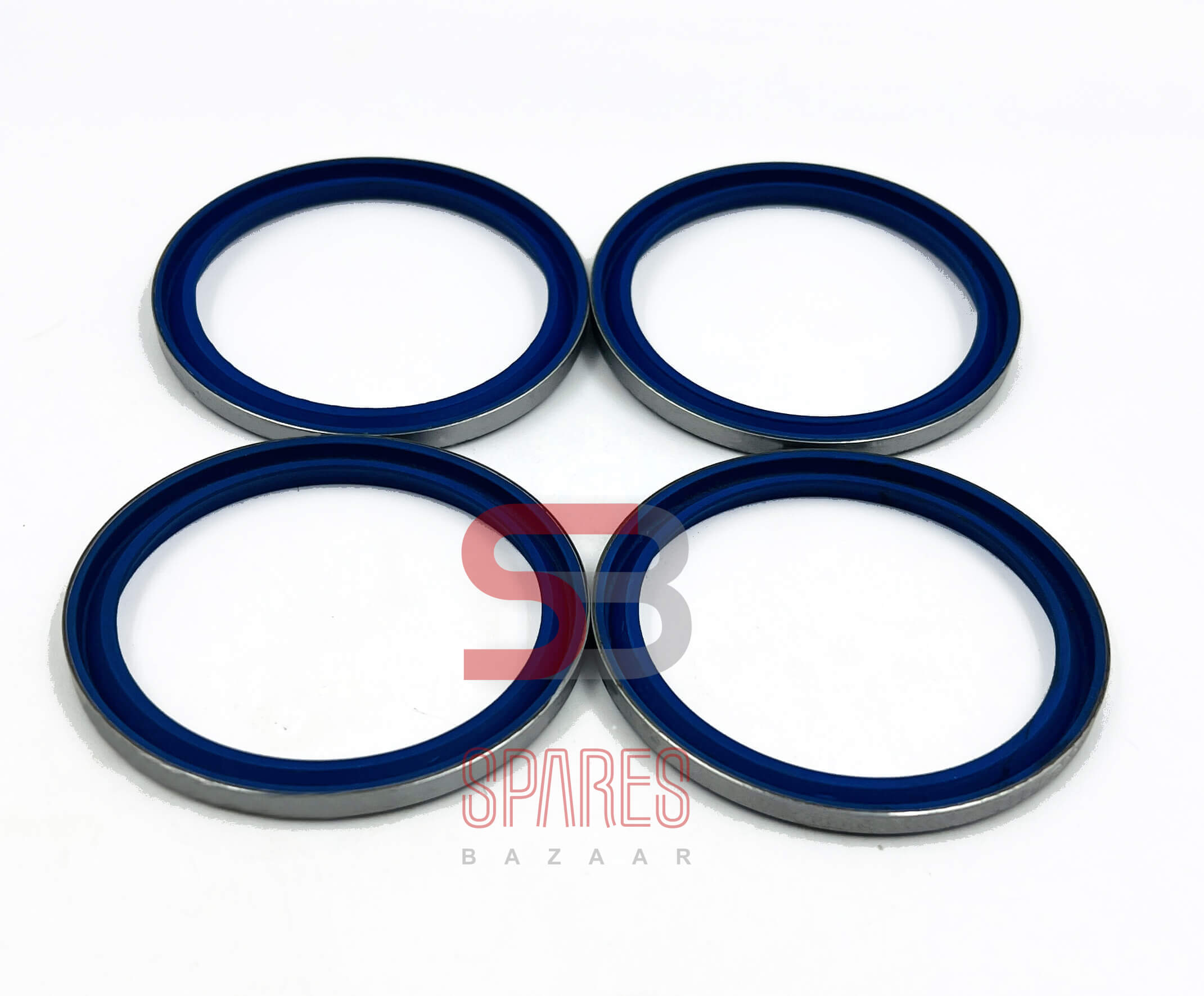 JCB Backhoe Pivot Pin Grease Seal Kit - 50mm, Set Of 4 - Fits 3CX, 1400B, 1550B, 214, 215, 216, 217 - OEM 813/00426