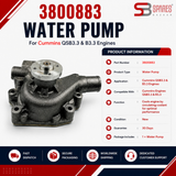 3800883, Water Pump for Cummins Engines
