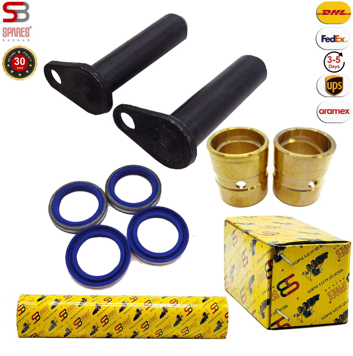 STEERING ASSY. PIN, BUSH & SEALS, 911/22800, 808/00253 & 904/09300