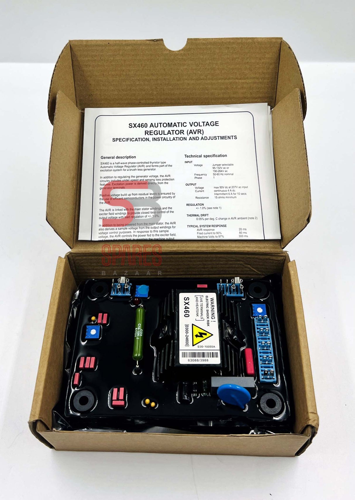 SX460 AVR, Automatic Voltage Regulator